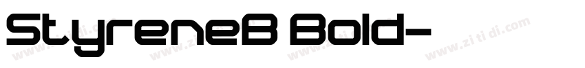StyreneB Bold字体转换